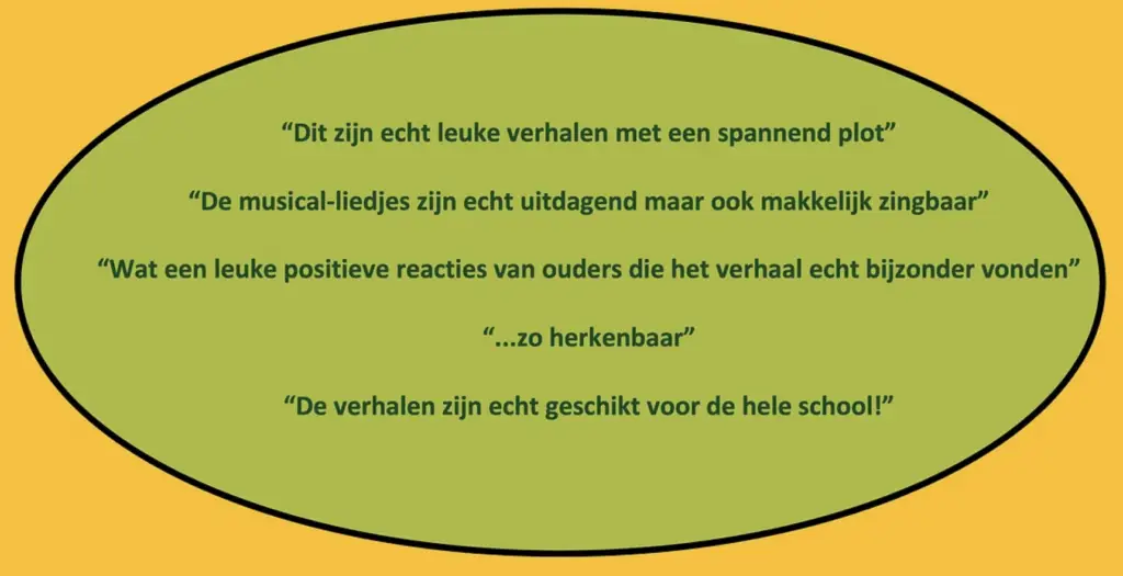 Wat leraren zeggen over onze musicals